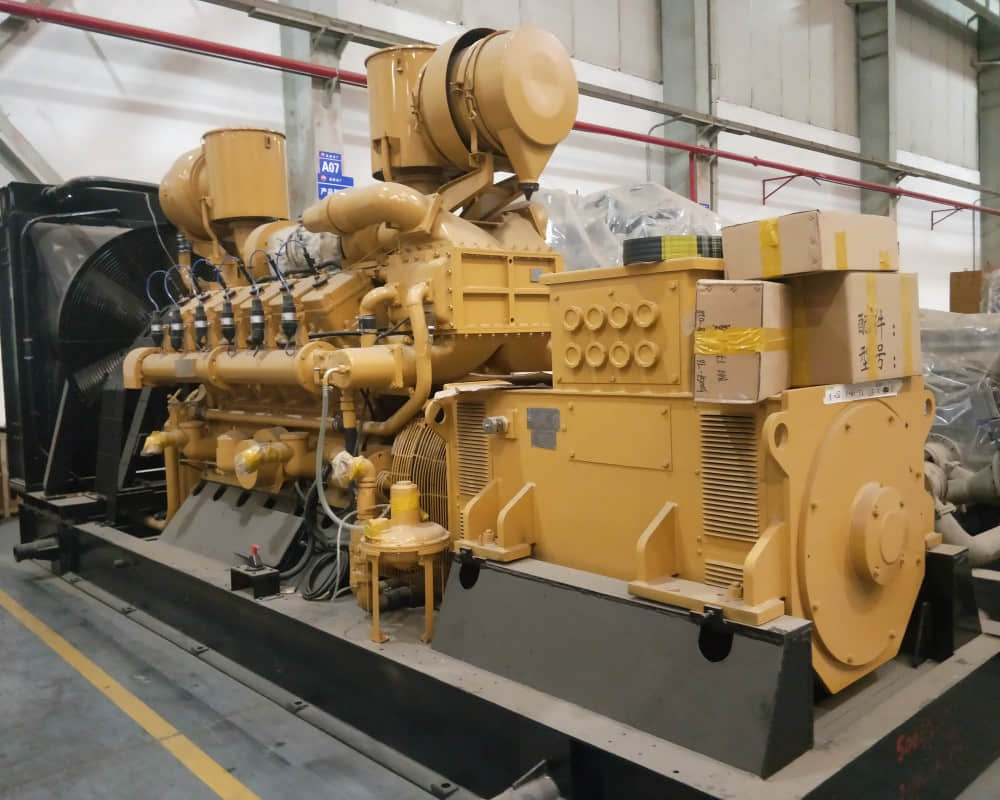 Jinan Jichai 500kw G12V190zldt-2 Natural Gas Generator