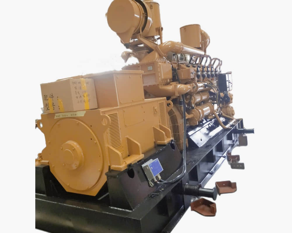 Jinan Jichai 500kw G12V190zldt-2 Natural Gas Generator