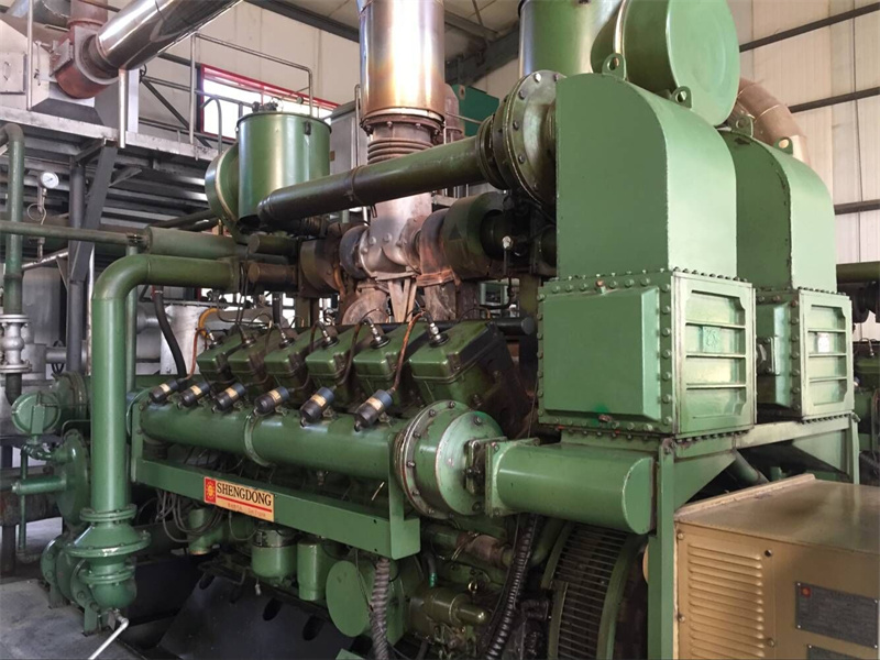 Shengli oil Shengdong T12V190 500KW gas generator