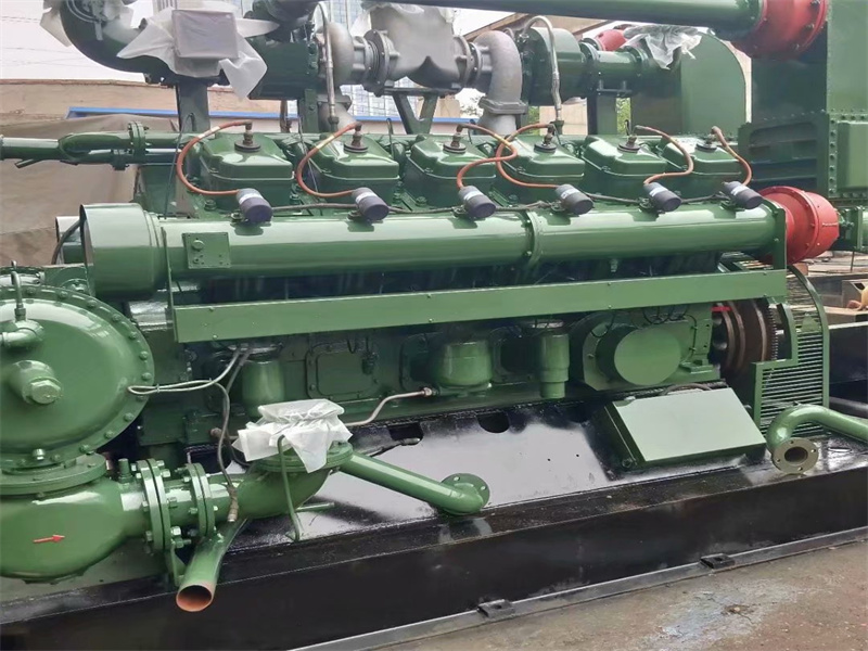 Shengli oil Shengdong T12V190 500KW gas generator