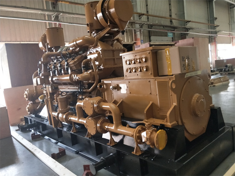 400-600 kw natural gas generator jinan diesel engine brand  model 12V190ZDT-2 