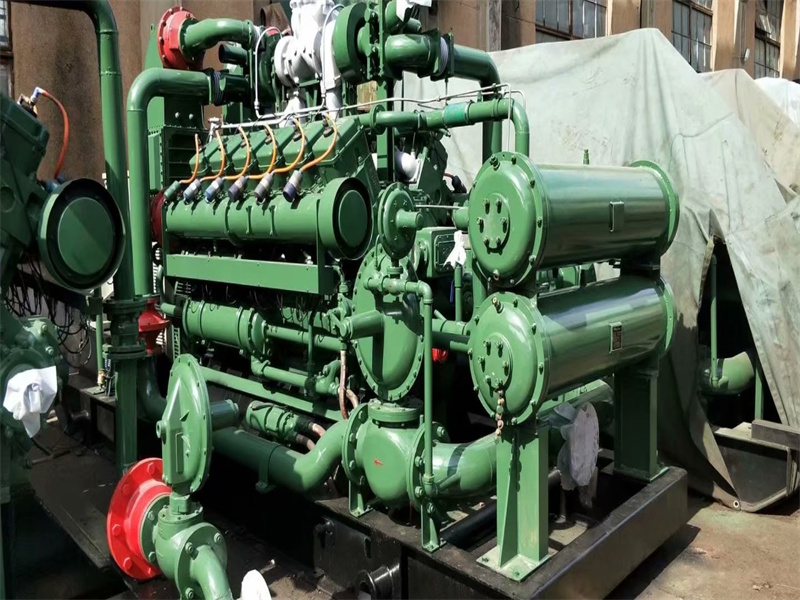 مولد الغاز Shengli Oil Shengdong T12V190 500KW Shengli Oil Shengdong